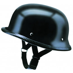 Chopper Helm schwarz klassisch, Farbe mattschwarz